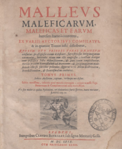copertina malleus maleficarum